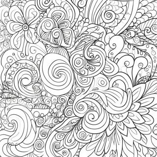 Swirl Pattern Coloring Page 37676-31347