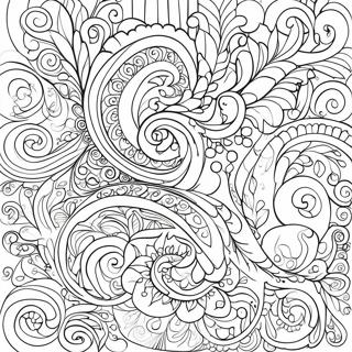 Swirl Pattern Coloring Page 37676-31348