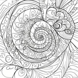 Spiral Swirl Coloring Page 37677-31349