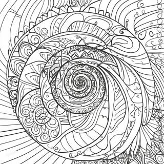 Spiral Swirl Coloring Page 37677-31350