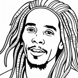 Bob Marley Coloring Page 37706-31370