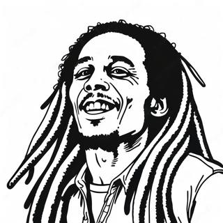 Bob Marley Coloring Page 37706-31371