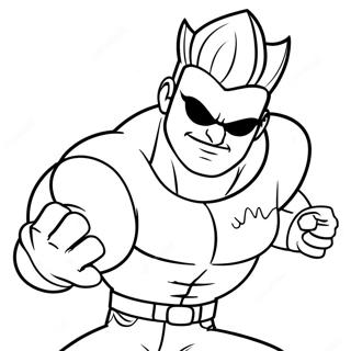 Johnny Bravo Coloring Page 37726-31396