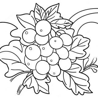 Festive Holly Berries Coloring Page 37747-31398