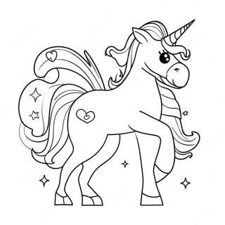 Unicorn Lol Coloring Page 37756-31411