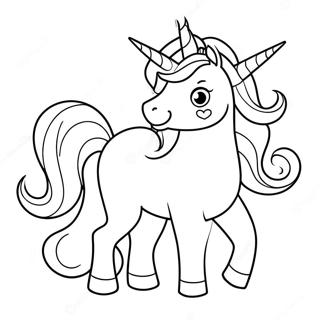 Unicorn Lol Coloring Page 37756-31412