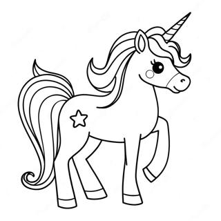 Sparkling Unicorn Lol Coloring Page 37757-31413