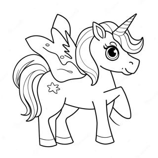 Sparkling Unicorn Lol Coloring Page 37757-31416