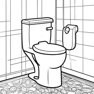 Toilet Bound Coloring Page 37776-31422