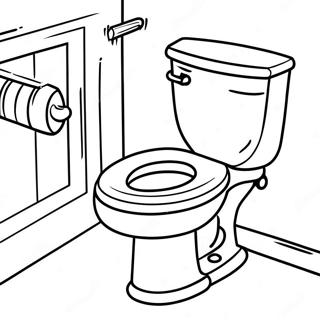 Toilet Bound Coloring Page 37776-31423