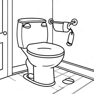 Toilet Bound Coloring Page 37776-31424