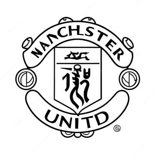 Manchester United Logo Coloring Page 37797-31447