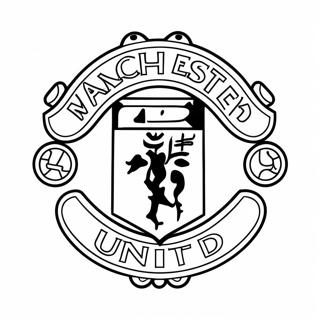 Manchester United Logo Coloring Page 37797-31448