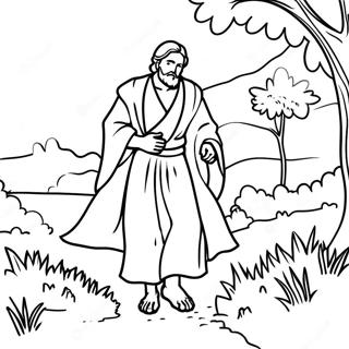 Prodigal Son Returning Home Coloring Page 37817-31466