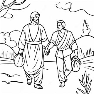 Prodigal Son Returning Home Coloring Page 37817-31467