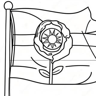 Utah State Flag Coloring Page 37836-31470