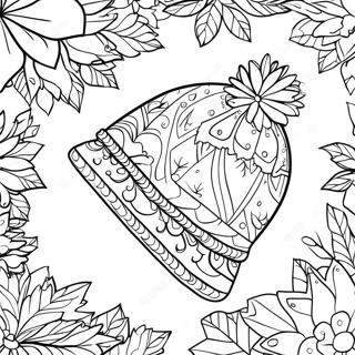 Winter Hat Coloring Page 37846-31494