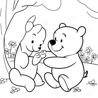 Winnie The Pooh Valentine S Day Coloring Page 37856-31486