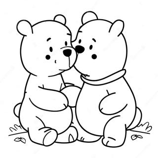 Winnie The Pooh Valentine S Day Coloring Page 37856-31487