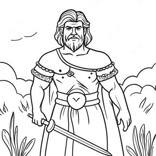 Gideon Coloring Page 37866-31498