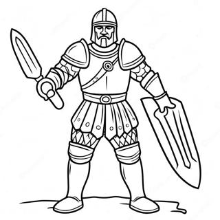 Gideon In Battle Armor Coloring Page 37867-31513