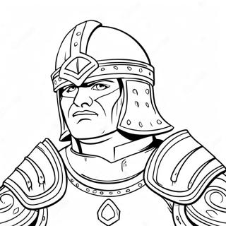 Gideon In Battle Armor Coloring Page 37867-31514