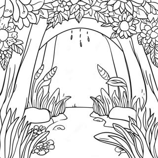 Secret Garden Coloring Page 37886-31512