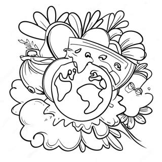 Unity Day Coloring Pages