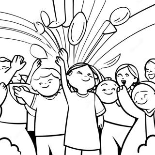 Colorful Unity Day Celebration Coloring Page 37907-31526