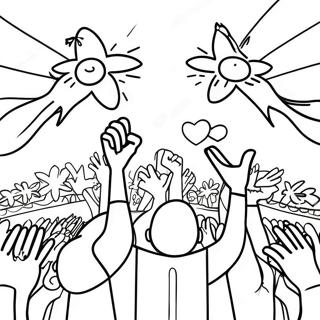 Colorful Unity Day Celebration Coloring Page 37907-31527