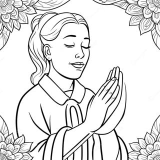 Praying For You Coloring Page 37926-31547