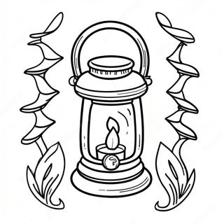 Lantern Coloring Page 37936-31555