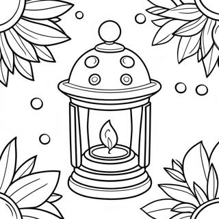 Lantern Coloring Page 37936-31556