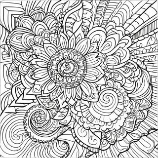 Anxiety Relief Mandala Coloring Page 37946-31575