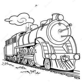 Steam Locomotive Coloring Page 37967-31582