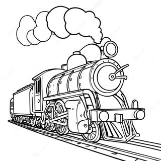 Steam Locomotive Coloring Page 37967-31583