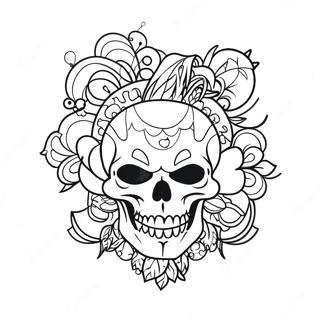 American Traditional Tattoo Coloring Page 37976-31588