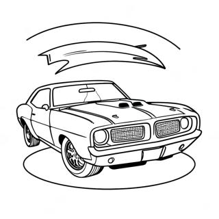 Muscle Car Coloring Pages