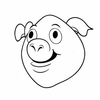 Funny Cartoon Nose Coloring Page 38027-31631