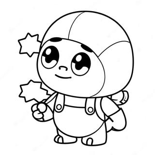 Brawl Stars Leon Coloring Pages