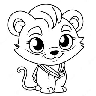 Leon The Stealthy Character Coloring Page 38057-31646