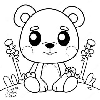 Gloomy Bear Coloring Pages