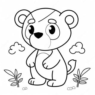 Gloomy Bear Coloring Page 38066-31658