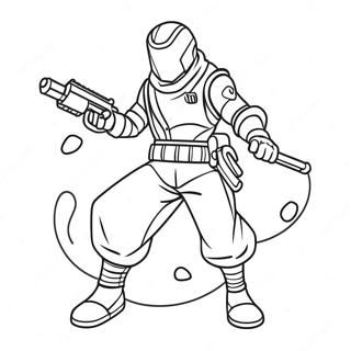 Drift Fortnite Character In Action Coloring Page 38097-31684