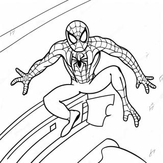 Spiderman Happy Birthday Coloring Page 38136-31720