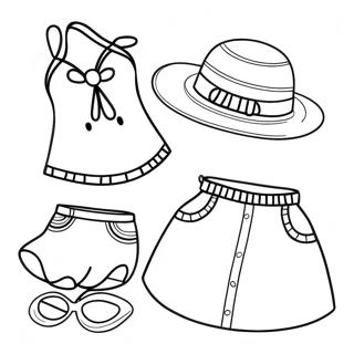 Clothes Coloring Pages