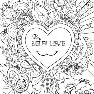 Self Love Affirmation Coloring Page 38167-31741