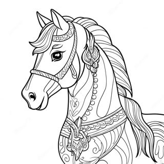 Arabian Horse Coloring Page 38186-31752