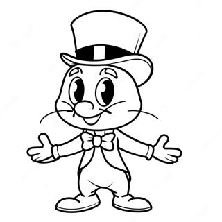 Jiminy Cricket In A Top Hat Coloring Page 38197-31764