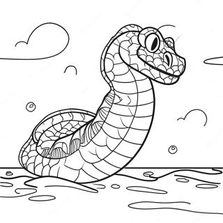 Sea Serpent Coloring Page 38206-31766